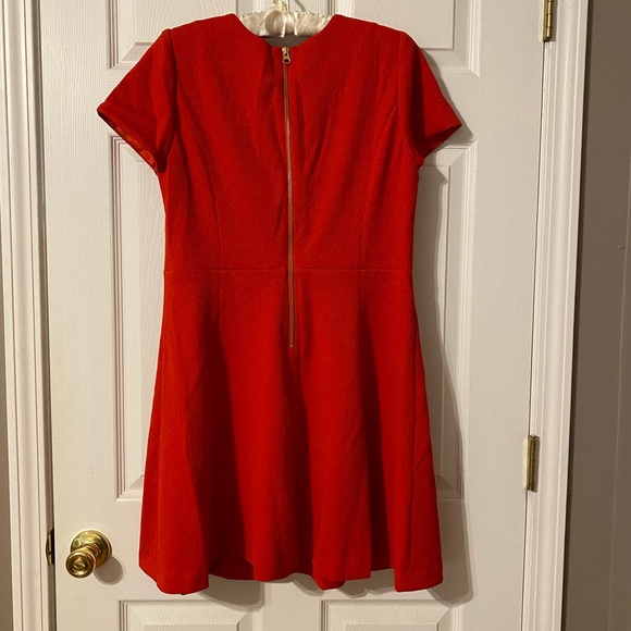 ✨ NWT Womens Red Fit and Flare Dress - size XL - Picture 6 of 9
